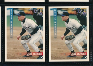 Lot (2) 1997 Grandstand #40 Jeff Jensen Duluth Dukes Player Lot (FO6) SWSW6