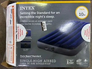Intex Standard Dura-Beam Airbed Mattress - Twin Size, NAVY OPEN BOX - Picture 1 of 1