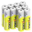 10x AA Rechargeable Batteries 2600mAh 1.2v Garden Solar Ni-mh Light Nimh Lamp US