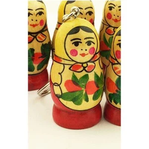 Matryoshka Key Chains Semenova SET OF 3 1 3/4 " - Picture 1 of 1