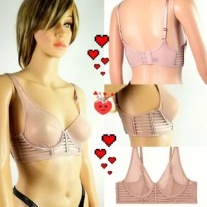 VICTORIA'S SECRET LUXUS LING. V. SEXY UNGEFÜTTERTER MESH FULL-COVERAGE PLUNGE BH 32B - Bild 1 von 12