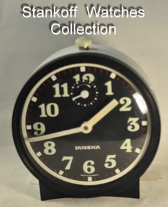 "Dugena" Vintage Rare German c.1969's Table Alarm clock - Picture 1 of 8