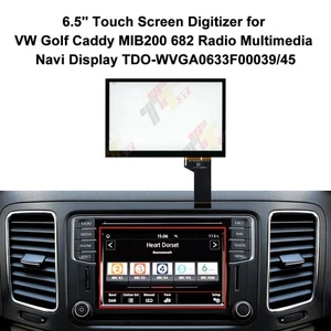 6.5'' Touch Screen Digitizer for VW Skoda MIB2 MIB STD2 Radio Multimedia Navi - Picture 1 of 8