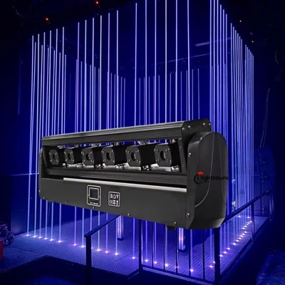 six eyes Mixing Color Beam Bar lazer RGB 3IN1 Laser Moving Head Stage discoLight - Image 1 of 4