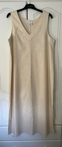 Ladies DKNY Linen Dress Size 18 US XL FREE P & P VGC - Picture 1 of 6