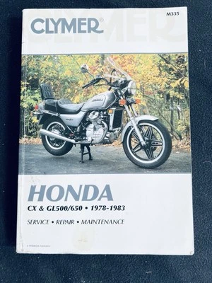 Honda CX500, CX650, GL500, GL650 Silver Wing Repair Manual 1978-1983 - Image 1 of 4