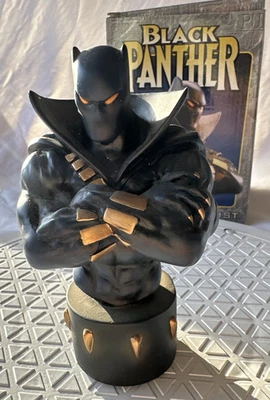 Nuevo Bowen Designs PANTERA NEGRA Marvel Mini-Busto T'Challa Estatua 1999 (W6) Foto 1 de 4