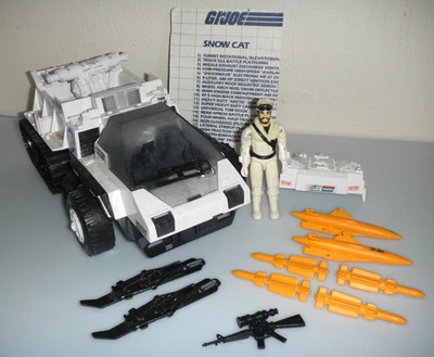 Figura Snow Cat Frostbite 1985 de colección G.I. Lote GI Joe 3.75 ARAH *100% Completo Foto 1 de 4