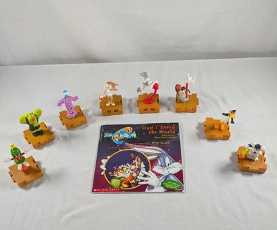 Space Jam Looney Tunes 1996 McDonalds Happy Meal игрушки винтажный полный комплект 0f 8 книга - Изображение 1 из 4