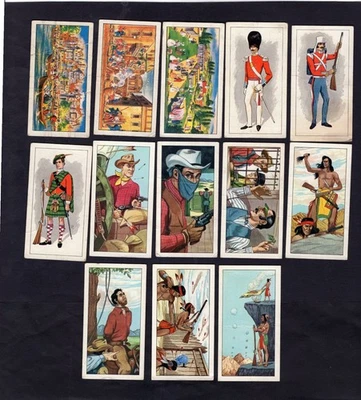 RINGTONS TEA CARDS MIXED LOT OF 13 DIFFERENT THE WEST, MILITARY UNIFORMS ETC. - Image 1 of 2