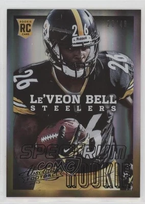 2013 Panini Absolute Spectrum Black /49 Le'Veon Bell #157 Rookie RC - Image 1 of 2