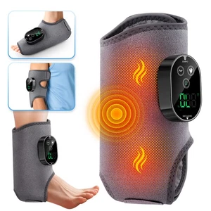 Electric Foot Ankle Massager Pain Relief Vibration Infrared Hot Compress Therapy - Picture 1 of 16