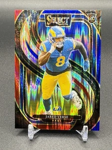 Verso Jared - 2024 Panini Select Premier Level Tri-Color RC #132 Rams R243 - Imagen 1 de 2