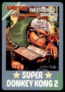 Super Konkey Kong 2 1996 Nintendo Bandai Wrinkly Kong Japón #71 - Imagen 1 de 2