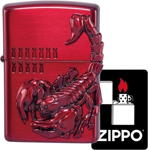 Venom Scorpion Big Metal Wine Red Zippo Oil Lighter 2024 MIB - Picture 1 of 1