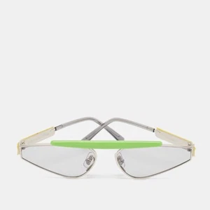 Gentle Monster Kids Green/Light Grey New Turtle Shield Sunglasses - Picture 1 of 4