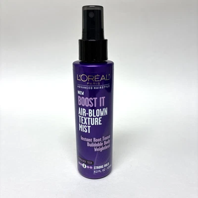 L'Oreal Paris Boost It Air-Blown Texture Mist, 4.2 fl oz | Strong Hold Hairstyle - Image 1 of 3