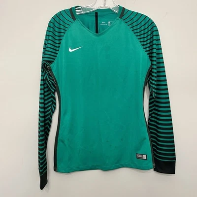 Camiseta de fútbol Nike para mujer Keeper Gardien Guardian verde negra GK portero S M Foto 1 de 4