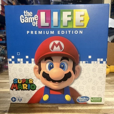 Super Mario THE GAME OF LIFE Premium Edition Board Game Brand New - Image 1 of 2