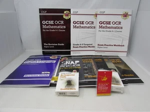CGP GCSE OCR Revision Guide & Workbook Bundle English & Mathematics MA12 - Picture 1 of 13