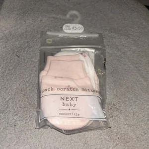 Next Baby Essentials 3er Pack Kratzhandschuhe - Bild 1 von 2