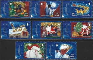 2021 Jersey Sg 2615/2622 Christmas. A Visit from St Nicholas MNH - Picture 1 of 1
