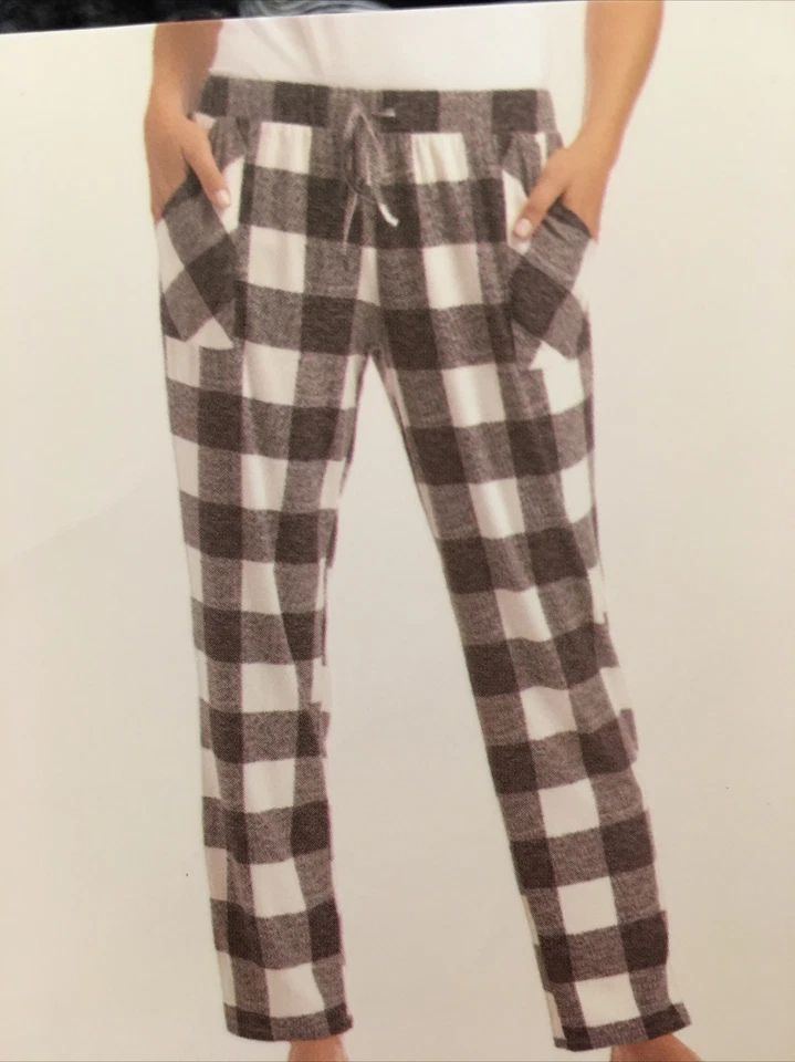 Lucky Brand New Women's Size Small Straight Leg Lounge Pant 2 Pack Pockets - Image 1 of 4