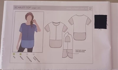 Style Arc Scarlett Top Uncut Sewing Pattern Size 22 - Image 1 of 4