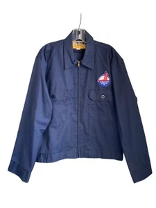 Rare 1950s 60s Vtg Piedmont Aviation Inc Work Wear Jacket Old Logo 42L Outerwear - Picture 1 of 14