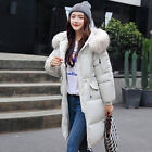 Women's Winter Coat Down Fur Jacket Puffer Parka Long Hooded Jacket Fashion  *