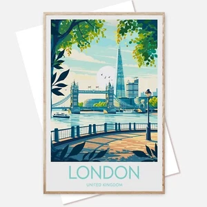 London travel print - United Kingdom, London poster, London poster no frame - Picture 1 of 4
