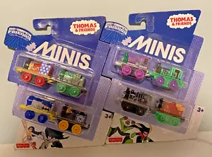 Fisher Price Thomas & Friends Minis DC Super Friends confezione da 4 - lotto di 2 - Foto 1 di 4
