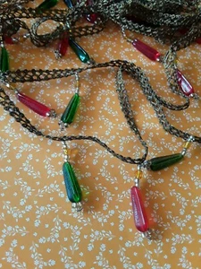  Galon dore metalique Perles verre  Napoleon III #Victorian French  - Picture 1 of 3