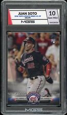2018 Topps Update #S-29 Salute Juan Soto MGS Graded 10 GEM MINT ROOKIE CARD RC