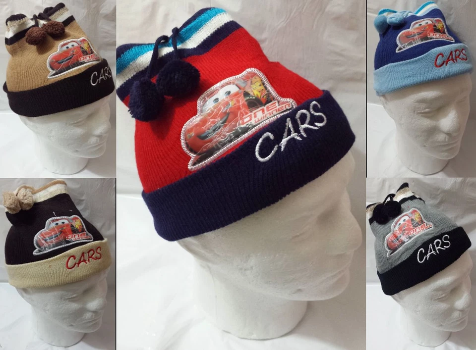 NEW ERA New Kids Disney Lightening Mcqueen Cars Cotton Knit Hat (Age 4 - 8 years)