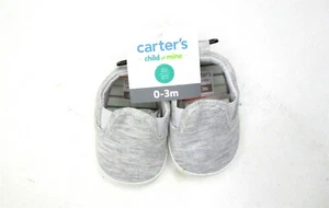 Carter’s Child of Mine Baby Boys Slip-on Sneakers, Sizes 0-3 Months - Picture 1 of 5