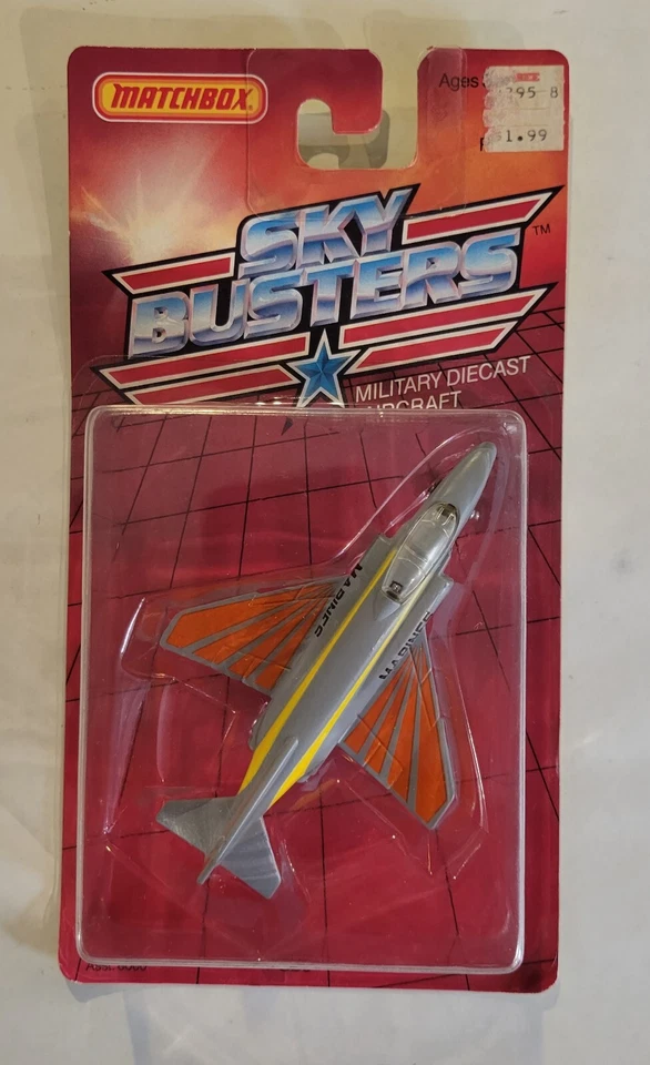 1989 Sb6 Phantom Matchbox Sky Busters Military Jet