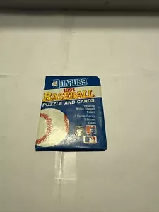1991 - Donruss Baseball Puzzle and Carte Pack - Foto 1 di 2