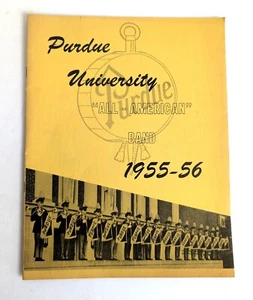 PURDUE UNIVERSITY MARCHING BAND FOOTBALL GAME FORMATIONS 1955-56 - Picture 1 of 7