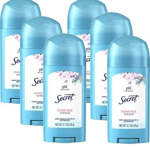 Body Deodorant 2.7 Ounce Pack of 6 Fresh Scent Made in USA 1.6 Pounds - Picture 1 of 9