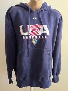Majestic Hoodie, USA Baseball, 2006 World Baseball Classic, Navy, Gr. XL - Bild 1 von 4