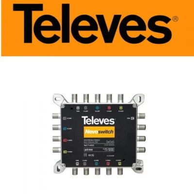 Televes NevoSwitch 5 Inputs x 5x5 4/4dB Splitter - 714905-  Open Box - Image 1 of 3