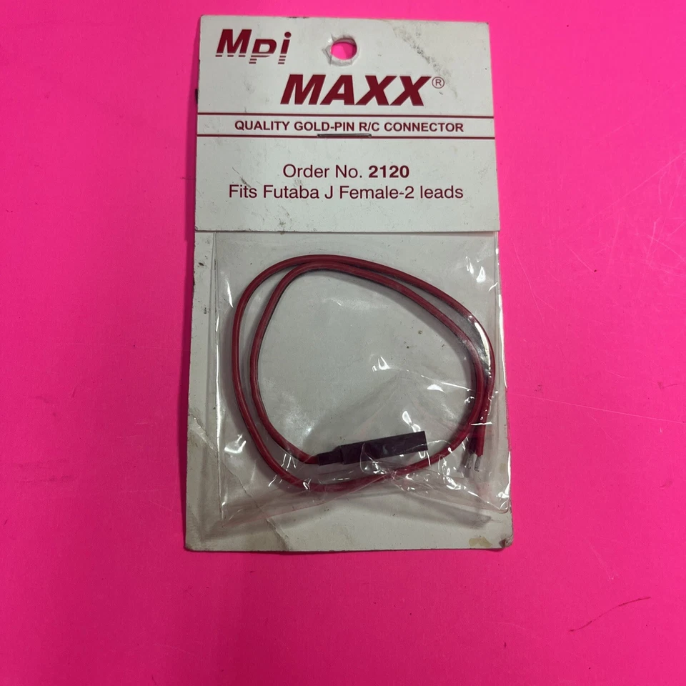 MPI Max 2120 Fits Futaba J Female- 2 Leads  - Image 1 of 1