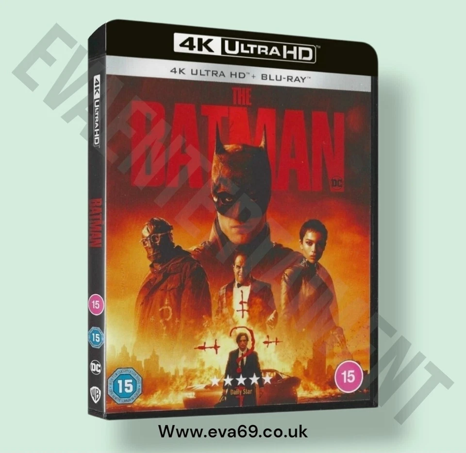 The Batman 4K UHD Blu-ray P&P Free - Image 1 of 1