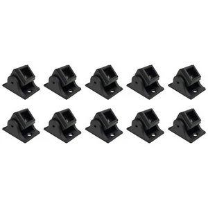 Zapato giratorio atornillado con tornillos para balaustres cuadrados de 1/2" - negro 10 piezas DH-61 - Imagen 1 de 8