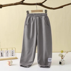 Boys and Girls Sweatpants Kid's Waffle Pants Big Boy Scout Pants Casual Pants - Picture 1 of 15