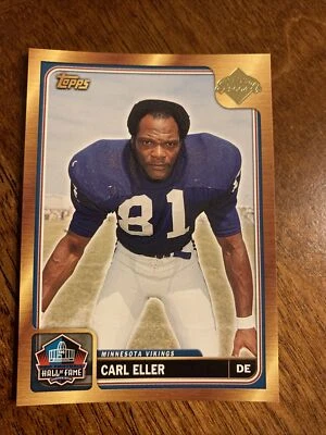 2004 Topps Salón de la Fama Inducción Clase de Consagración CARL ELLER #HOF-CE Vikings Foto 1 de 2