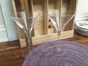 set 2 Accademia ? Luigi Bormioli Italy martini glass Signed - Picture 1 of 5