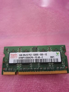Hynix 1GB 2Rx16 PC2-5300S-555-12 HYMP112S64CP6 - Picture 1 of 2
