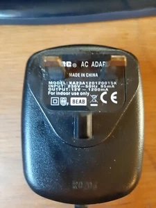 Ktec Power Supply Charger Adapter KA23A1201200K15 12v 1200mA - Picture 1 of 4